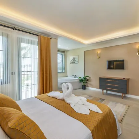 빌라 Palmiye Jakuzili Bahceli Havuzlu - Ocekhomes 페티예