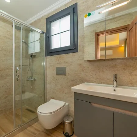 Palmiye Jakuzili Bahceli Havuzlu - Ocekhomes 페티예